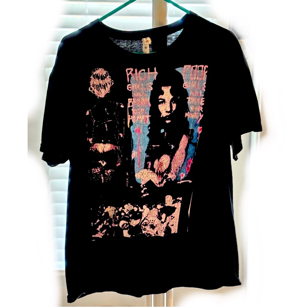 Streetwear, punk vintage large T-shirt